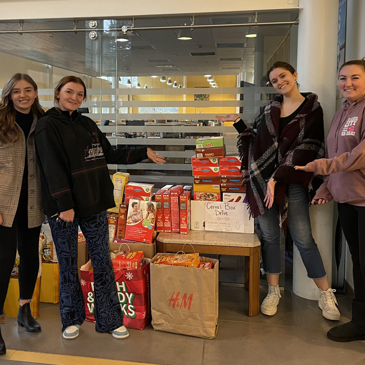 Stony Brook University's Occupational Therapy Program holds a Cereal4all Drive