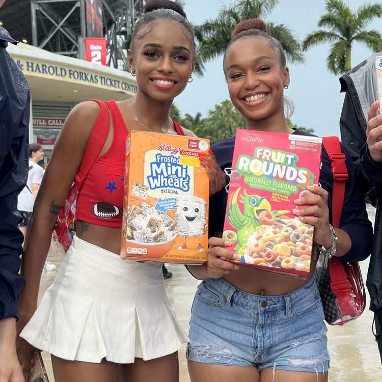 Cereal4all Tackle Hunger College Football event 2024